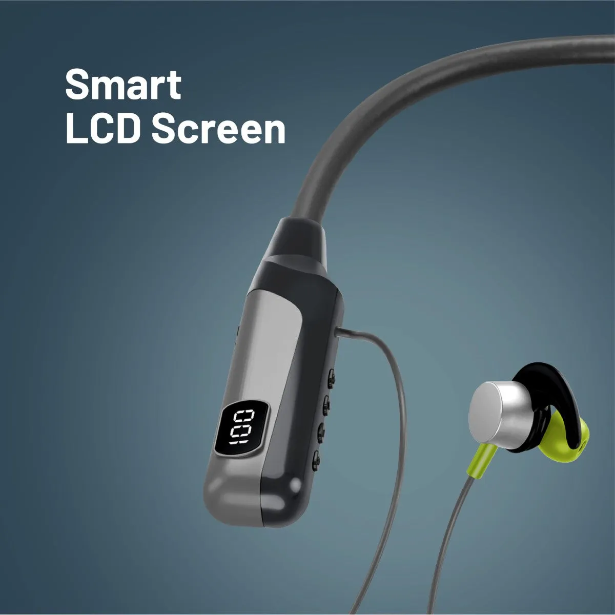 High-Definition Dynamic Wireless Neckband Earphones with TF card Slot