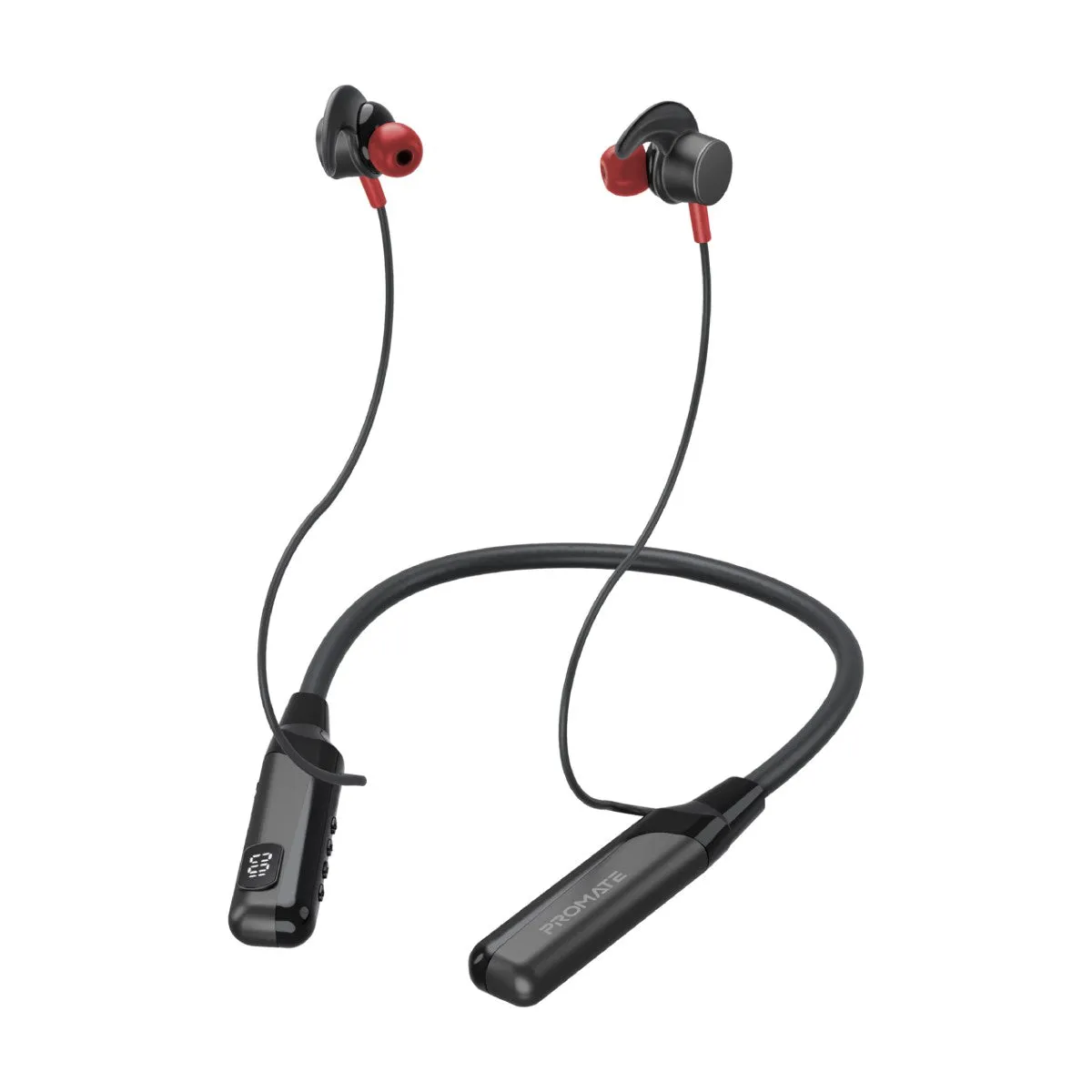 High-Definition Dynamic Wireless Neckband Earphones with TF card Slot