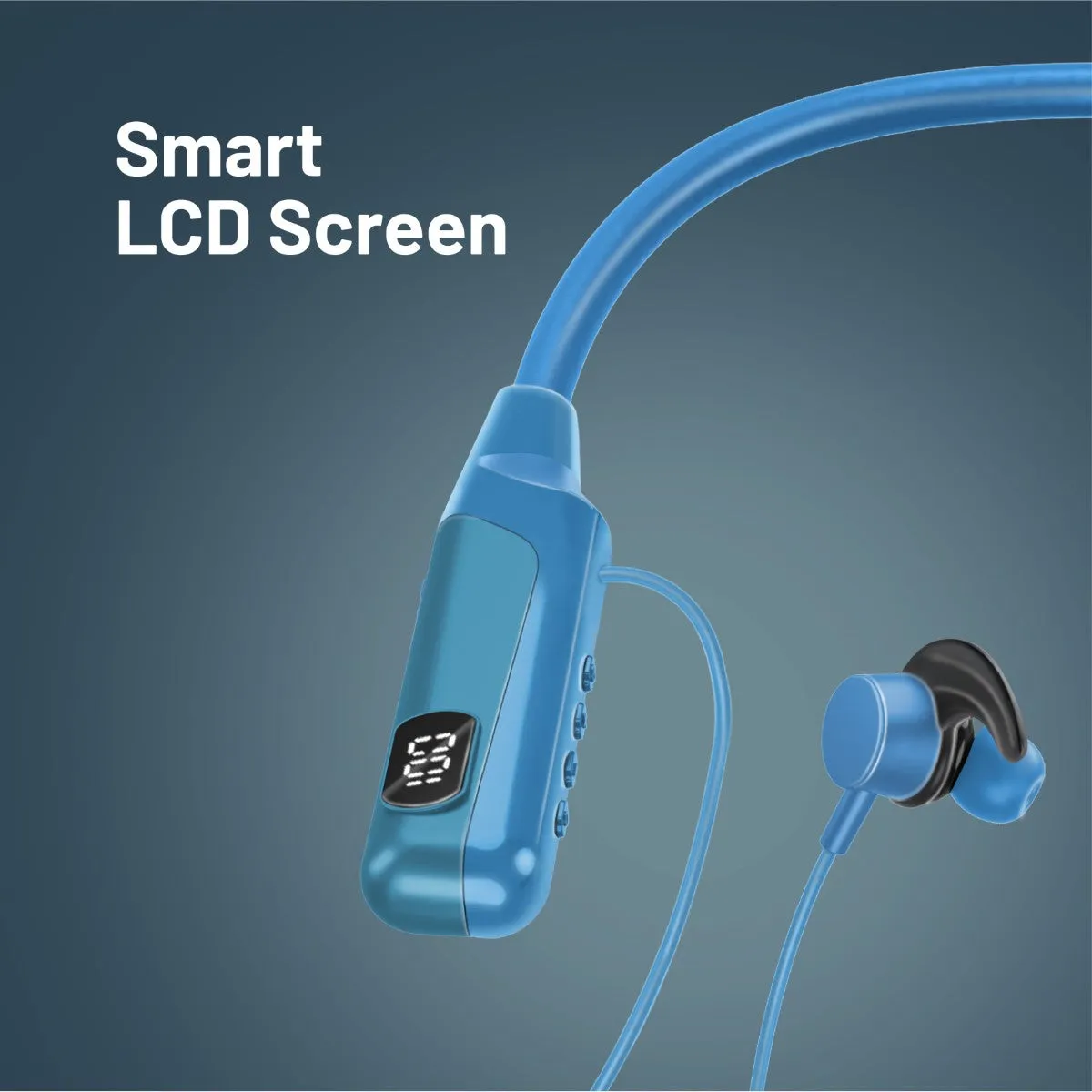 High-Definition Dynamic Wireless Neckband Earphones with TF card Slot