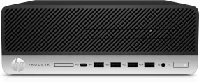 HP ProDesk 600-G4 SFF Desktop PC, Intel i5-8500, 3.0GHz, 8GB RAM, 256GB SSD, Win10P - 6FX72US#ABA