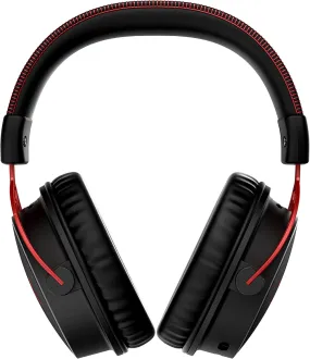 HyperX Cloud Alpha Wireless - Gaming Headset for PC, 300-hour battery life, DTS Headphone:X Spatial Audio, Memory foam, Dual Chamber Drivers, Noise-cancelling mic, Durable aluminium frame