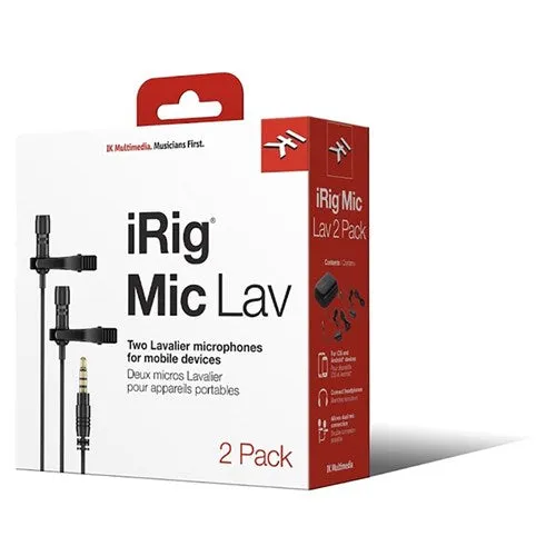 IK Multimedia iRig Mic Lav 2 Pack