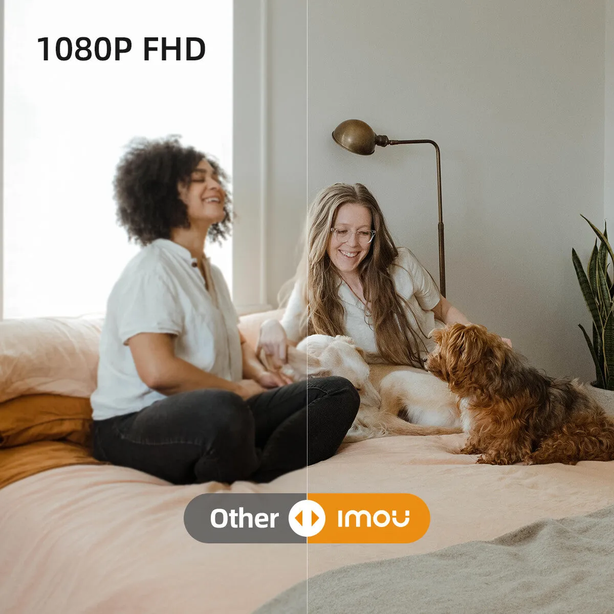 IMOU A1, 1080P/2MP, Indoor Pan & Tilt Smart Wi-Fi Plug-In Security Camera