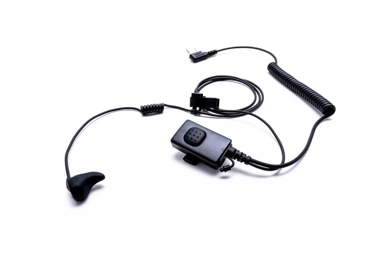 Impact Platinum Series 1-Wire Surveillance Kit with Bone Conduction Ear Piece and 2.5mm Jack HYT2-PBM-1