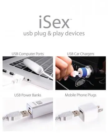 iSex USB Vibrating Nipple Clamp