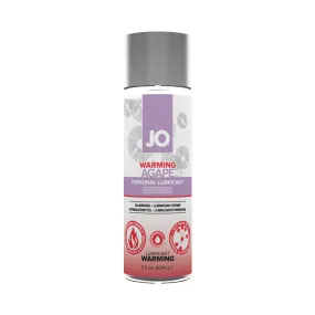 JO Agape Warming Water-Based Lubricant 2 oz.