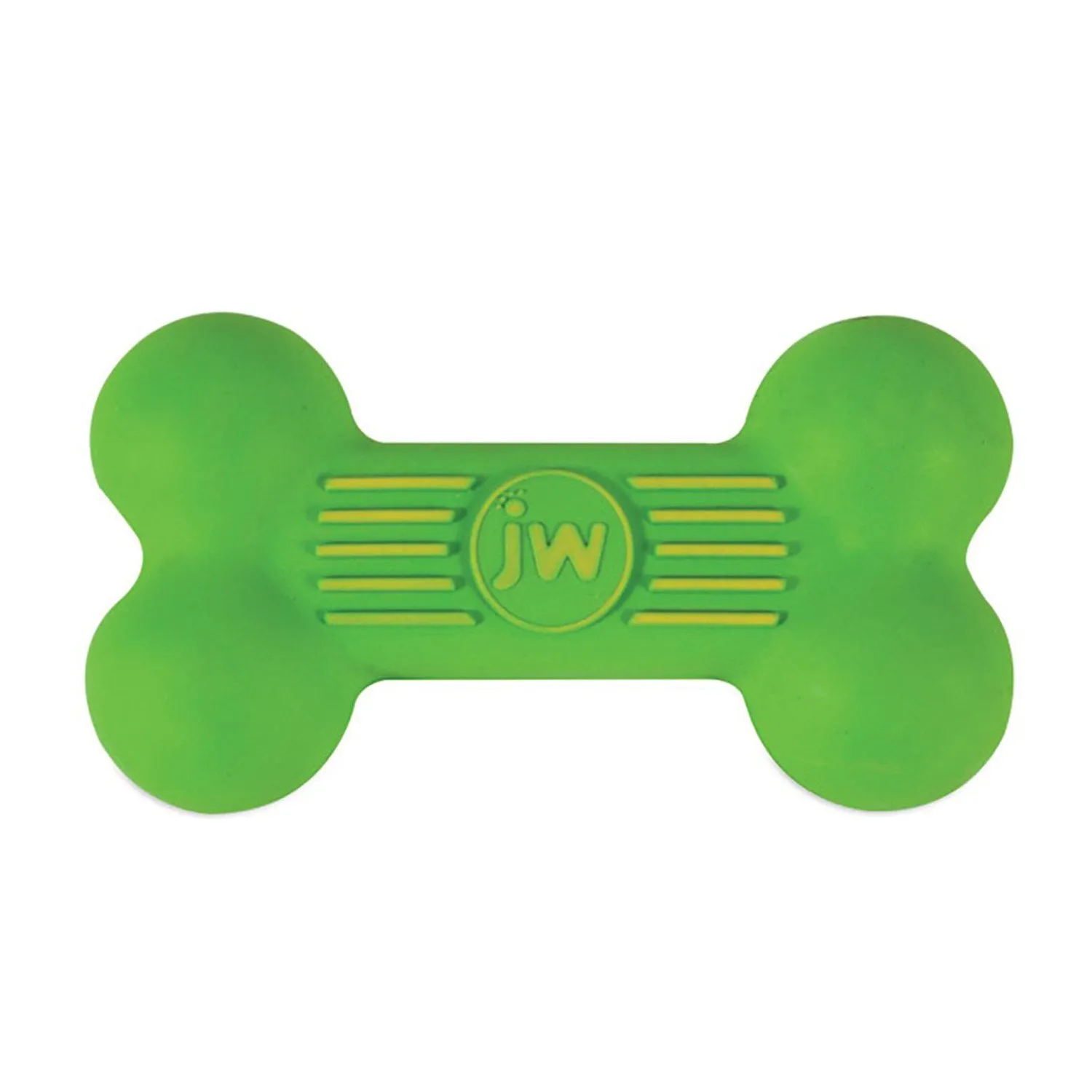 JW iSqueak Bone Rubber Dog Toy - Assorted Colour