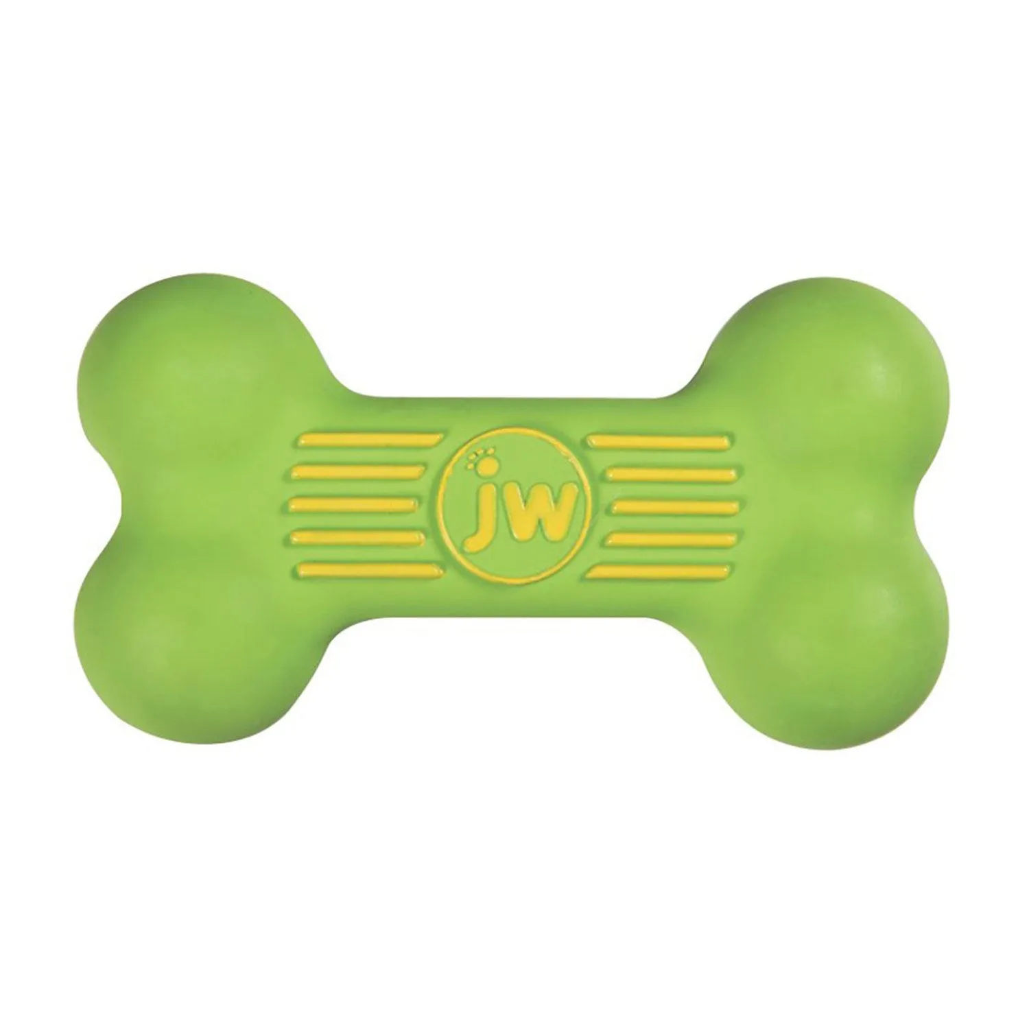 JW iSqueak Bone Rubber Dog Toy - Assorted Colour