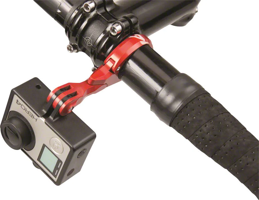 K-EDGE Go Big Pro Universal Action Camera and Light Handlebar Mount 31.8mm: Black