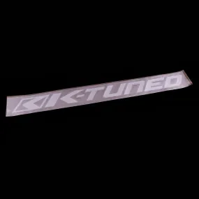 K-Tuned Windshield Banner - 3M Die Cut - 28" Wide - Red - KTD-WSB-R28