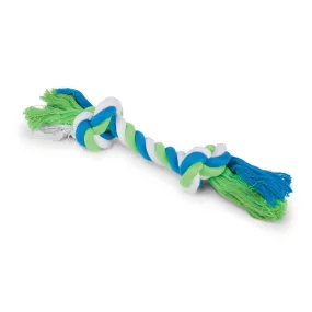 Kazoo Twisted Rope Knot Bone Dog Toy