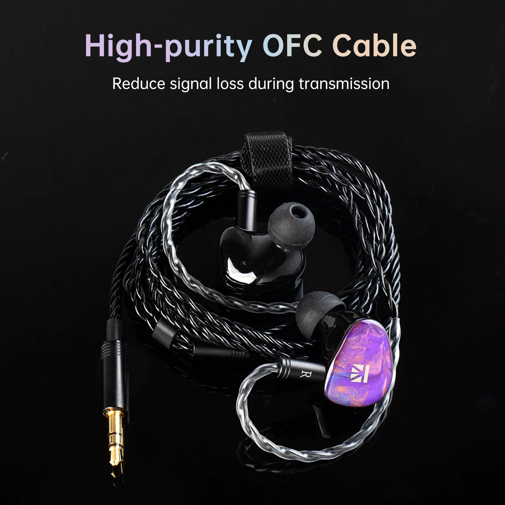 【KBEAR KB02】 Best Bass In-ear Earphones Beryllium Dynamic Driver Hybrid HiFi Elastic-piece Type Bone Conduction Best IEM Headphones for singers