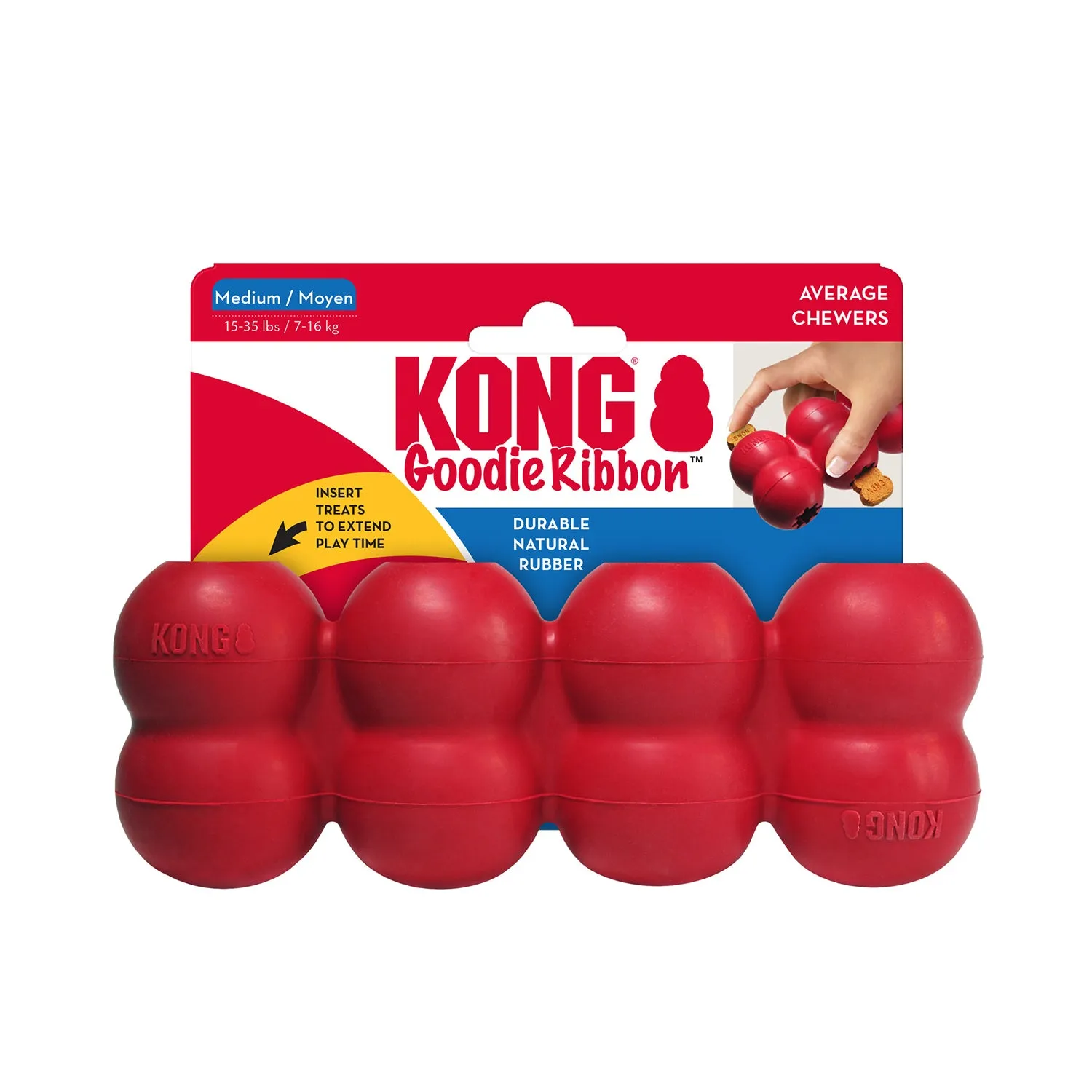 KONG Goodie Ribbon Dog Toy