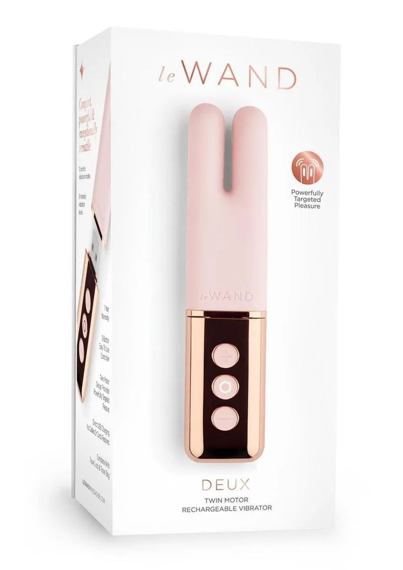 Le Wand Deux Silicone Rechargeable Dual Vibrator