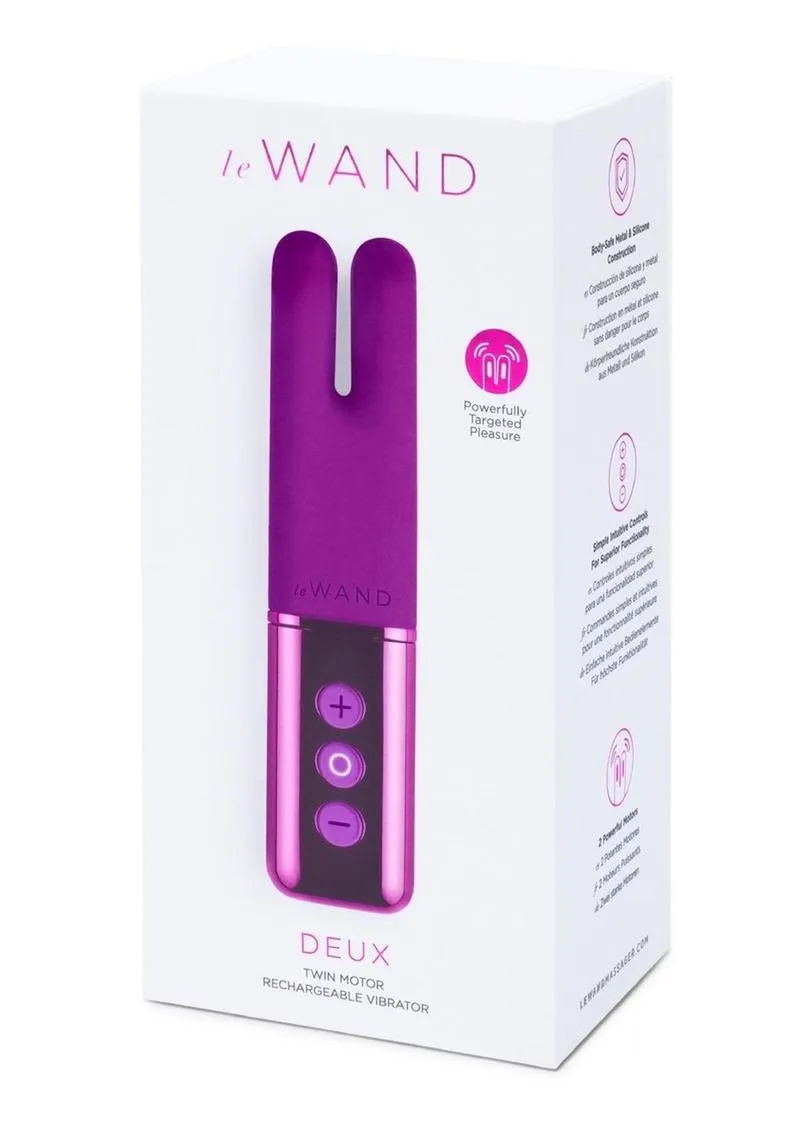 Le Wand Deux Silicone Rechargeable Dual Vibrator