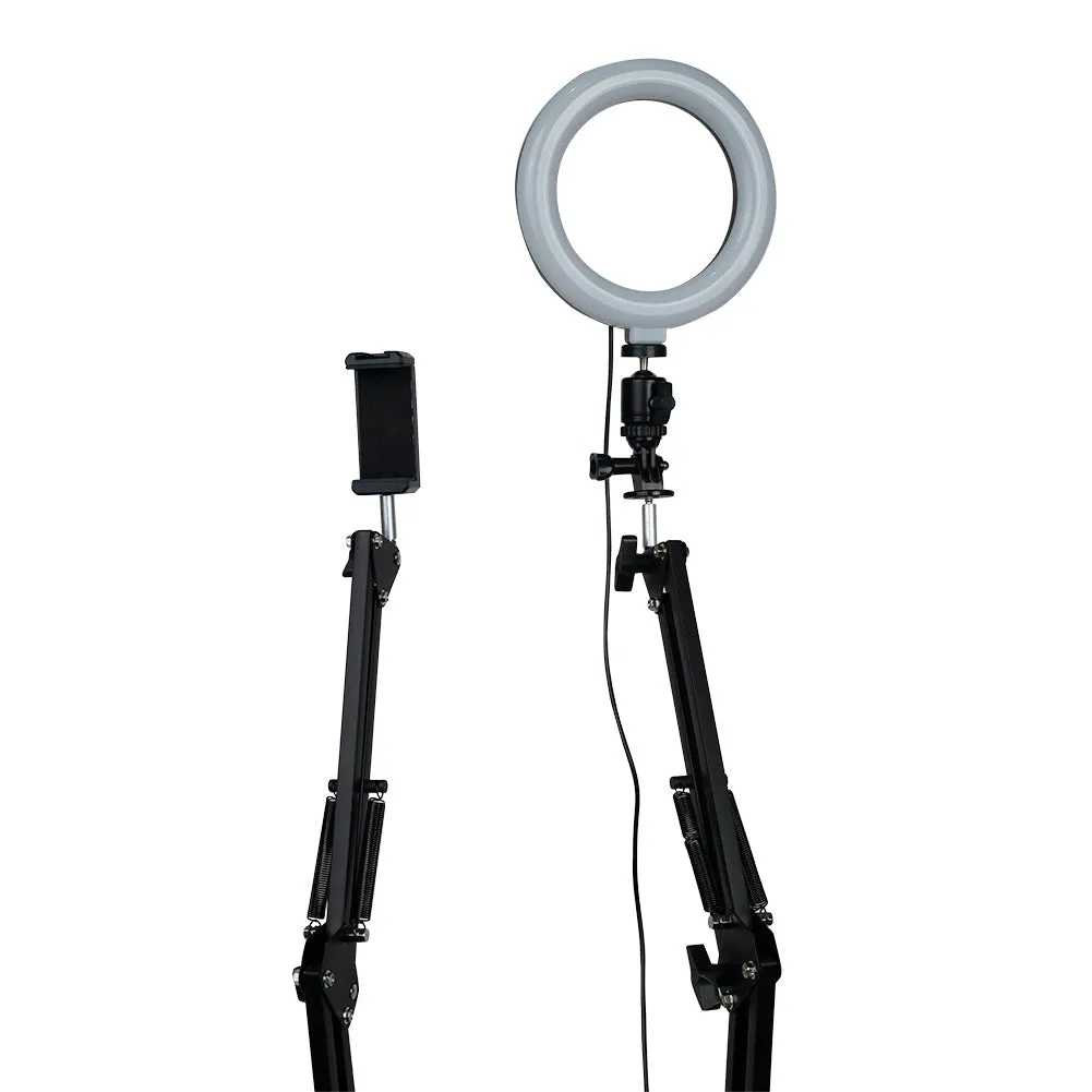 LED 6" Ring Light with Smartphone Holder Tabletop Lighting Kit - 'Inner Artist Plus II' (DEMO STOCK)