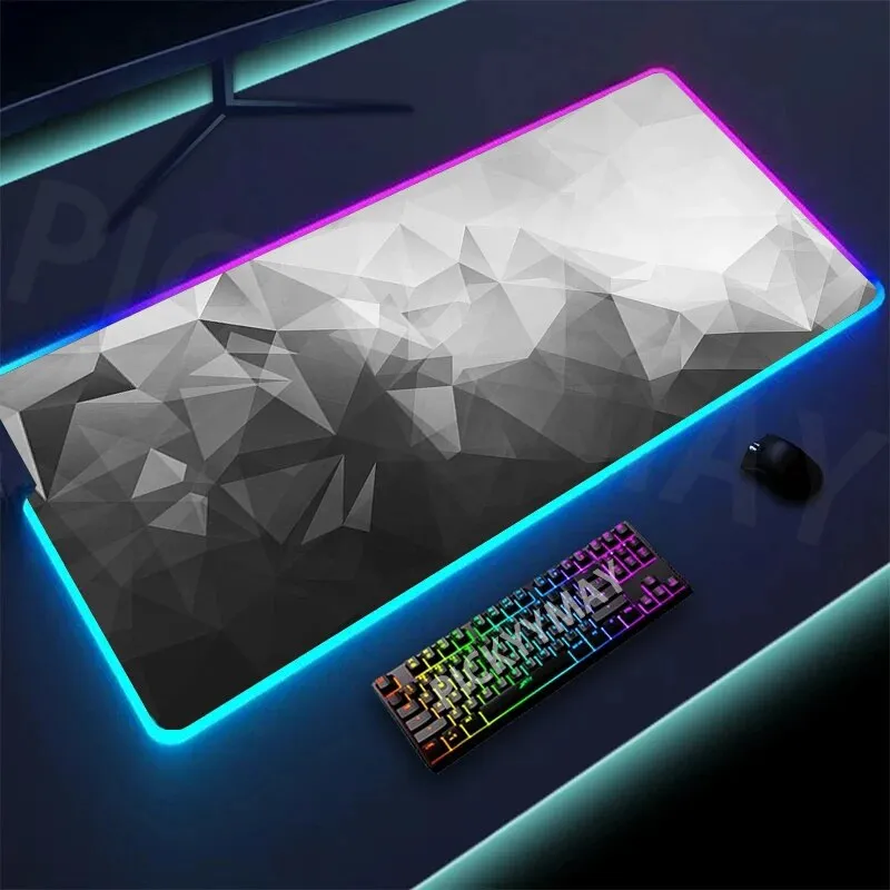 LED Keyboard Mats Luminous Desk Pads Mouse Pad For PC