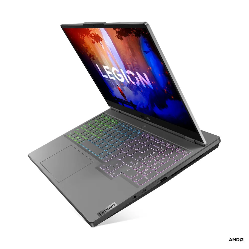 Lenovo Legion 5 15ARH7H AMD Ryzen™ 7 6800H Laptop 39.6 cm (15.6") Full HD 16 GB DDR5-SDRAM 512 GB SSD NVIDIA GeForce RTX 3060 Wi-Fi 6E (802.11ax) Windows 11 Home Grey