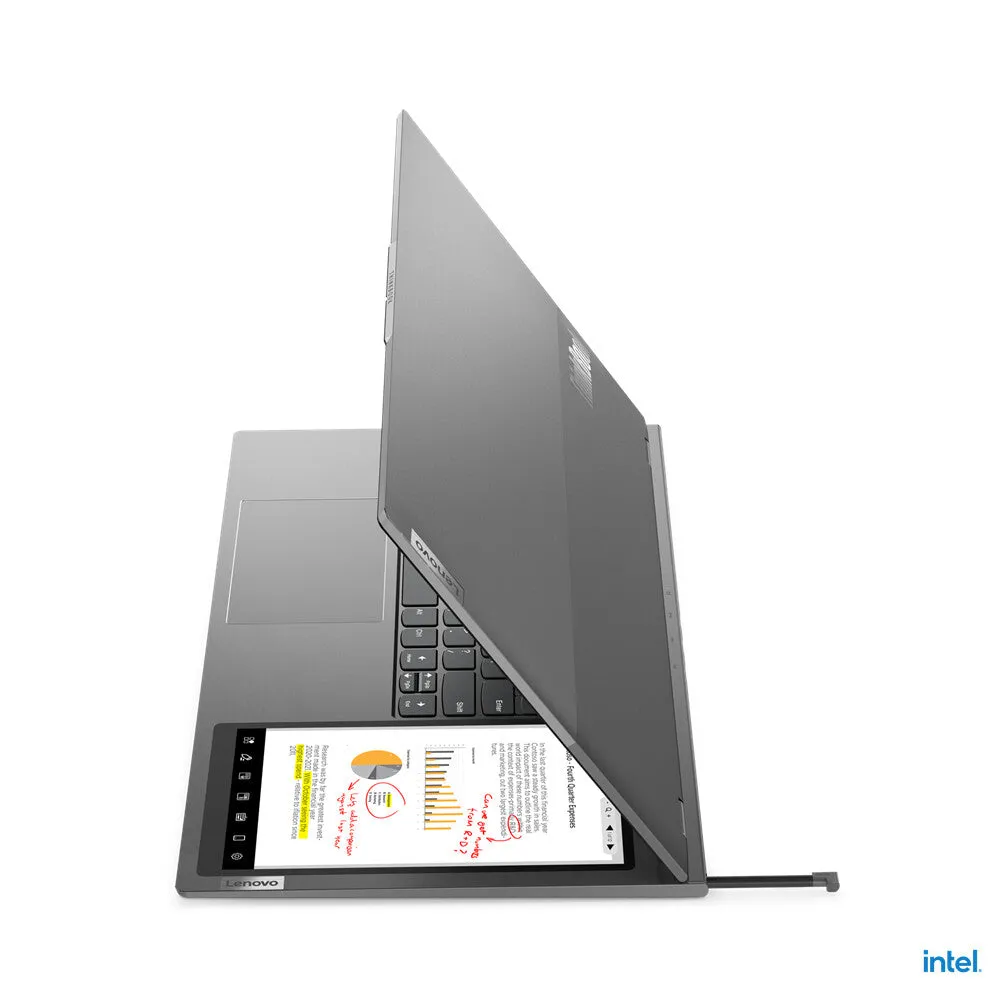 Lenovo ThinkBook Plus G3 IAP Intel® Core™ i7 i7-12700H Laptop 43.9 cm (17.3") Touchscreen 3K 32 GB LPDDR5-SDRAM 1 TB SSD Wi-Fi 6E (802.11ax) Windows 11 Pro Grey