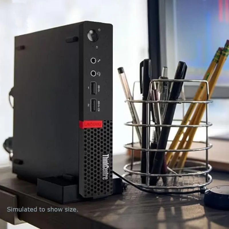 Lenovo ThinkCentre M910q Tiny Desktop PC | Intel Core I5-6500T up to 3.10 GHz Turbo 4-Cores (6th Gen), 16GB RAM, 256GB M.2 SSD, USB-C, Dual Monitor, 2x DisplayPort (4K), 1Gb Ethernet, Keyboard, Mouse & Wi-Fi - Windows 10 Pro , 1 Year Warranty - Grade A