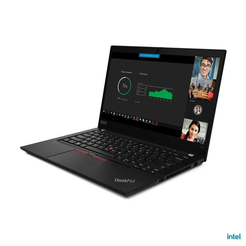 Lenovo ThinkPad T14 Gen 2 (Intel) Intel® Core™ i5 i5-1135G7 Laptop 35.6 cm (14") Full HD 8 GB DDR4-SDRAM 256 GB SSD Wi-Fi 6 (802.11ax) Windows 11 Pro Black