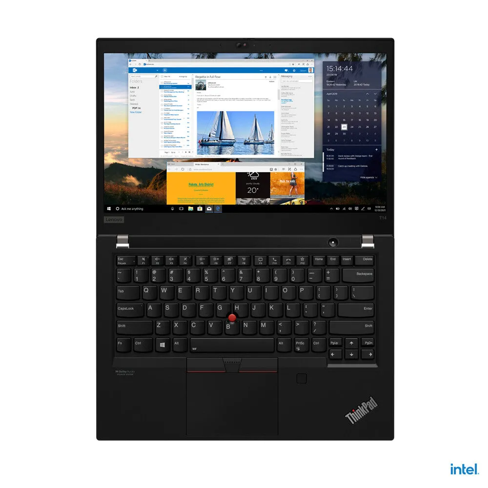 Lenovo ThinkPad T14 Gen 2 (Intel) Intel® Core™ i5 i5-1135G7 Laptop 35.6 cm (14") Full HD 8 GB DDR4-SDRAM 256 GB SSD Wi-Fi 6 (802.11ax) Windows 11 Pro Black