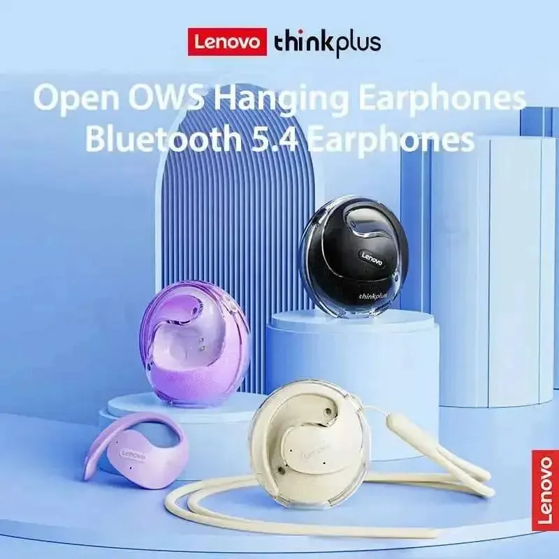 Lenovo Thinkplus X15 Pro Earphone Wireless Bluetooth 5.4 OWS Waterproof Sport Headsets Noise Reduction Headphones with Mic