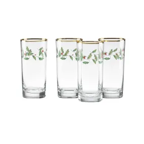 Lenox 4-Piece Highball Holiday Glass Set (SKU: 849605)