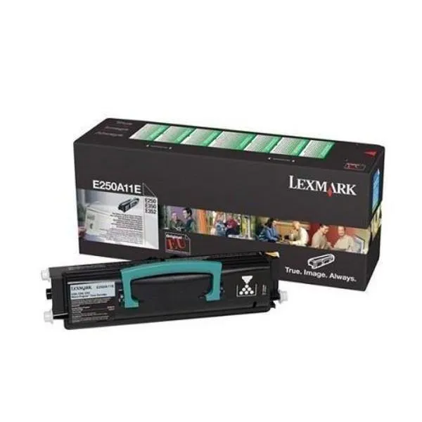 Lexmark E250/ toner black - Genuine Lexmark E250A11E Original Toner cartridge