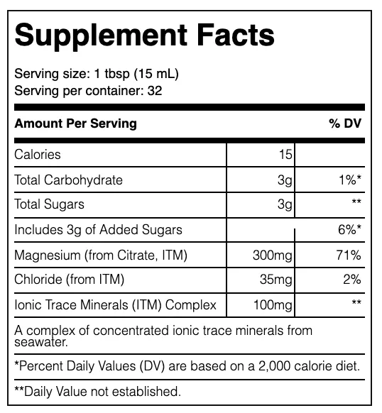 Liquid Magnesium 300 mg, 16 oz