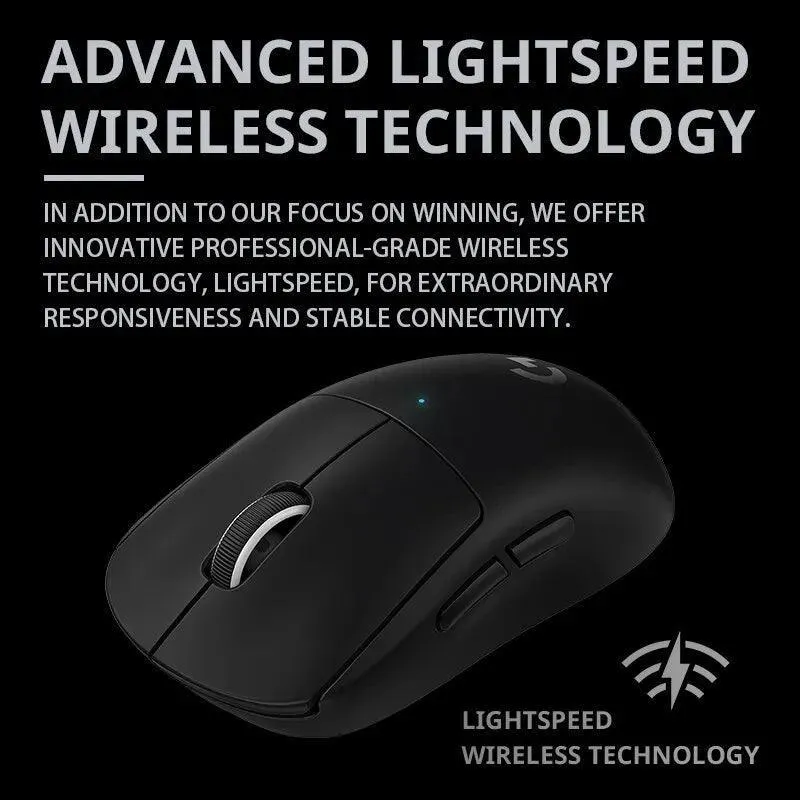 Logitech G PRO X Wireless ESports Gaming Mouse: Elite Performance & Lightweight Design