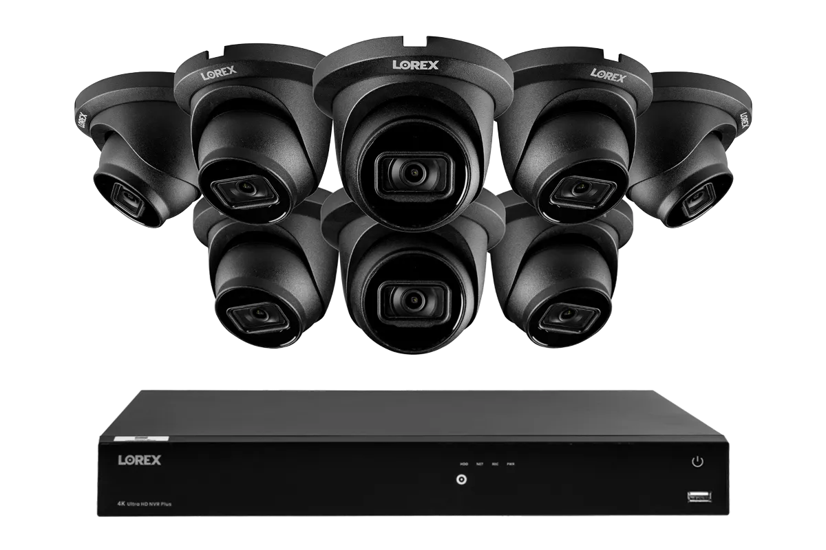 Lorex Fusion Series 4K 16 Camera Capable (Wired or Fusion Wi-Fi) 4TB Wired NVR System with A14 IP Dome Cameras