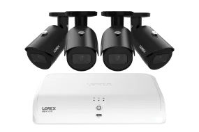 Lorex Fusion Series 4K  16 Channel (8 Wired   8 Fusion Wi-Fi) 2TB Wired System with A4 Wired 2K IP Bullet Cameras