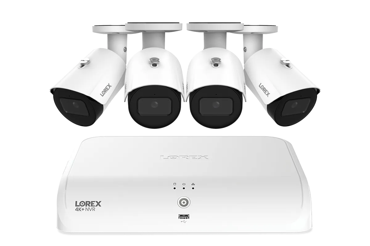 Lorex Fusion Series 4K  16 Channel (8 Wired   8 Fusion Wi-Fi) 2TB Wired System with A4 Wired 2K IP Bullet Cameras