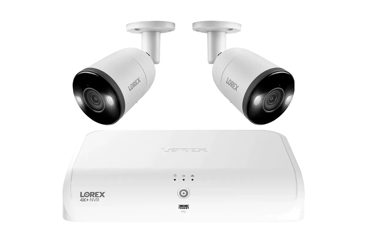 Lorex Fusion Series 4K  16 Channel (8 Wired   8 Fusion Wi-Fi) 2TB Wired System with H13 Wired 4K IP Bullet Cameras