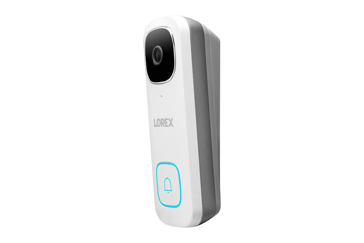 Lorex Smart Home Security Center with 4 Outdoor Wi-Fi Cameras, 2K Video Doorbell and 3 Sensors