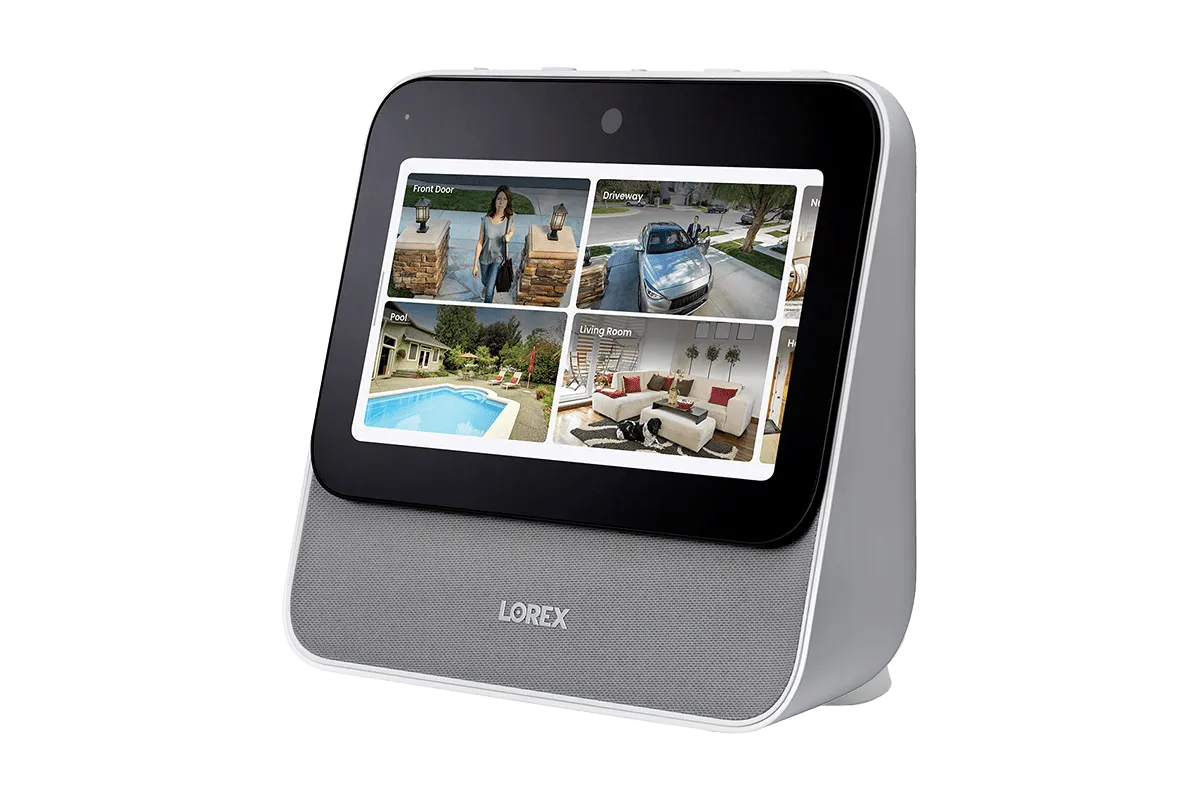 Lorex Smart Home Security Center with 4 Outdoor Wi-Fi Cameras, 2K Video Doorbell and 3 Sensors