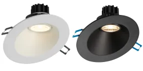 Lotus LED Lights LRG3-50K-4RSL-BK - 4 Inch Downlight 30 Degree Sloped Regressed Gimbal - 7.5 Watt - 5000 Kelvin - Black Finish