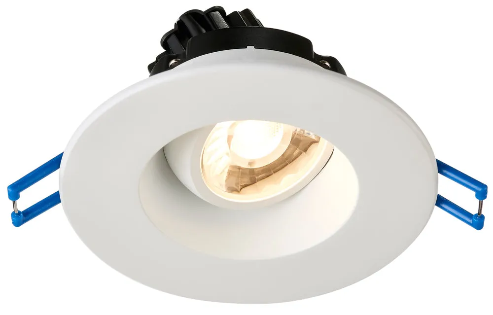 Lotus LED Lights LRG3-5CCT-WH 3 Inch Round Regressed Gimbal LED Downlight - 7.5 Watt - 5CCT