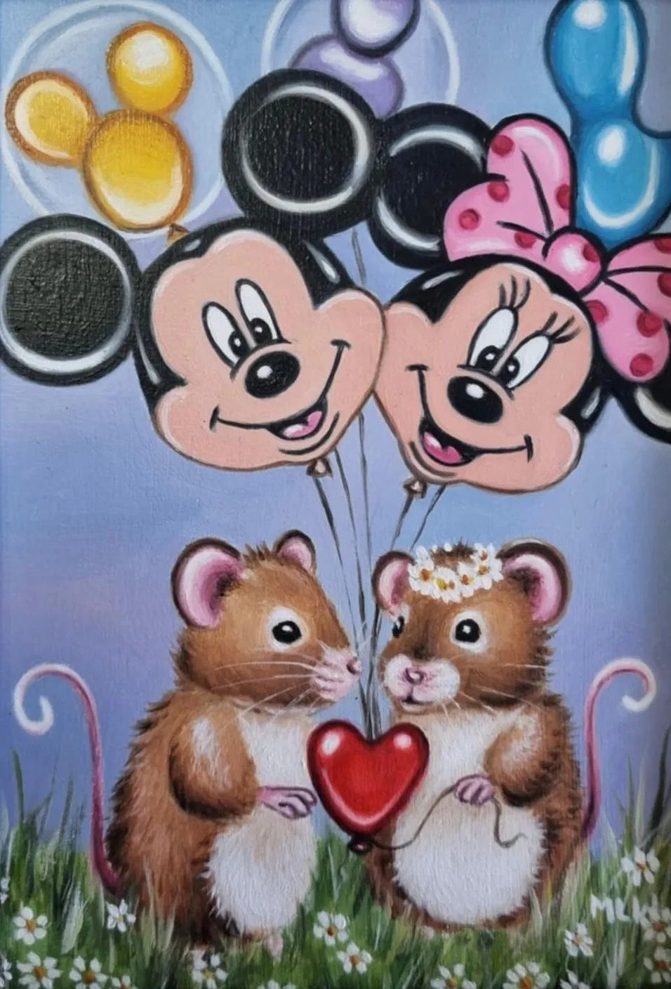 Love In The Magic Kingdom ORIGINAL by Marie Louise Wrightson