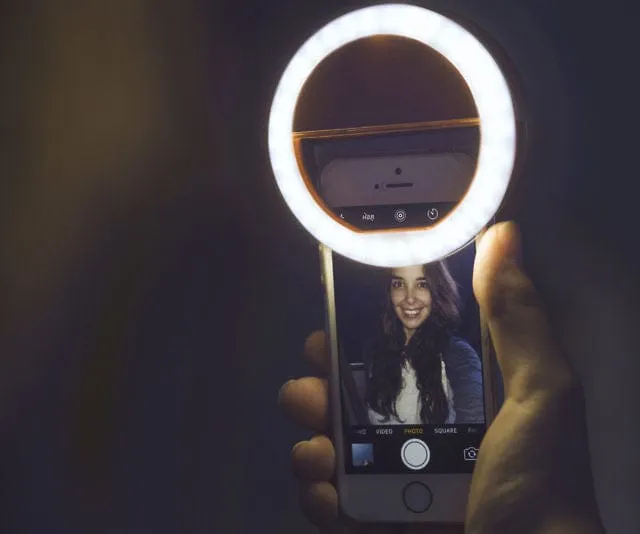 Luxury Selfie Led Camera Phone Ring Lamp