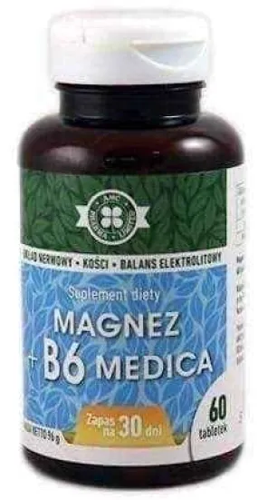 Magnesium   B6 Medica x 60 tablets