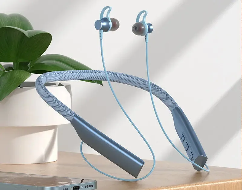 Magnetic Bluetooth Headset Hanging Neck In-ear Style