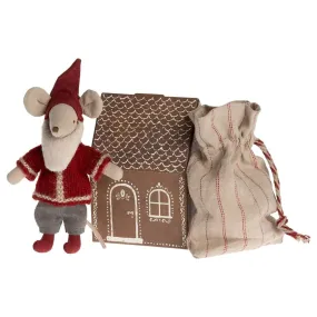 Maileg Santa Mouse in Matchbox