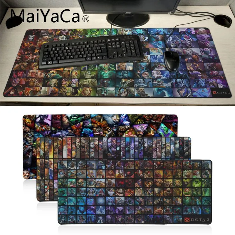 Maiyaca Heroes Dota 2 DIY Design Pattern Game mousepad Laptop PC Computer gaming Mat Large mouse pad gaming pad mouse for lol cs