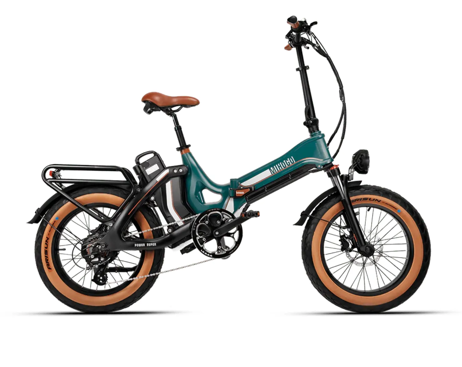 Mihogo One 20" Folding Dual Battery Fat Tire Electric Bike