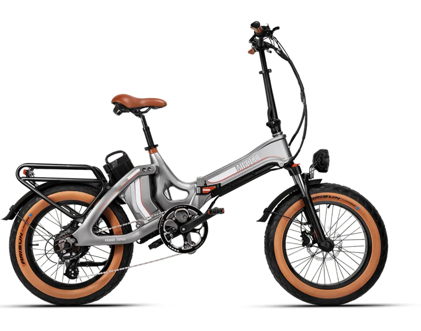 Mihogo One 20" Folding Dual Battery Fat Tire Electric Bike