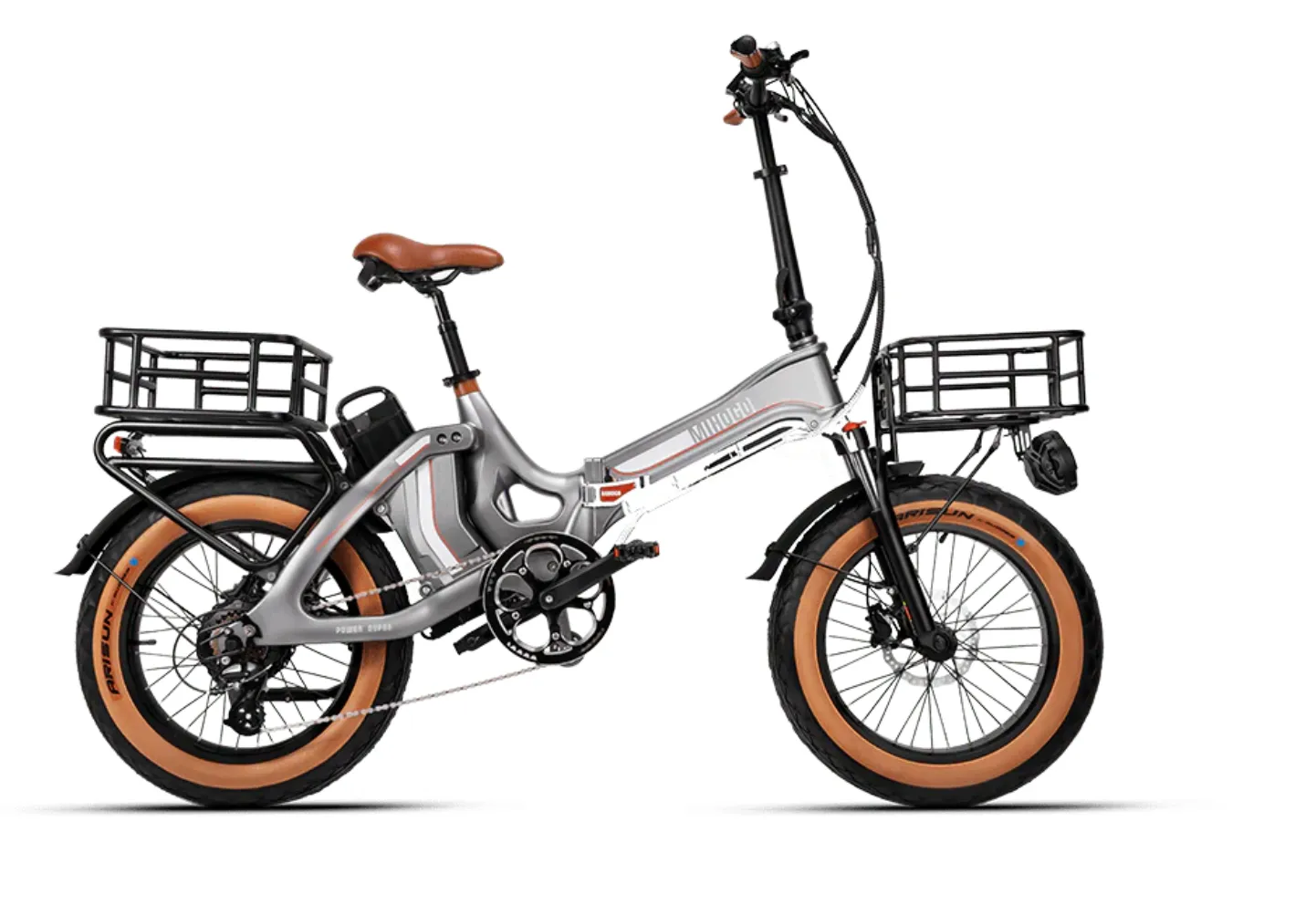 Mihogo One 20" Folding Dual Battery Fat Tire Electric Bike