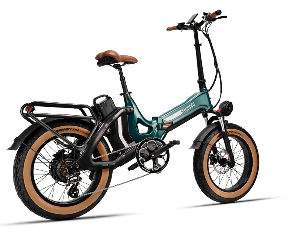 Mihogo One 20" Folding Dual Battery Fat Tire Electric Bike