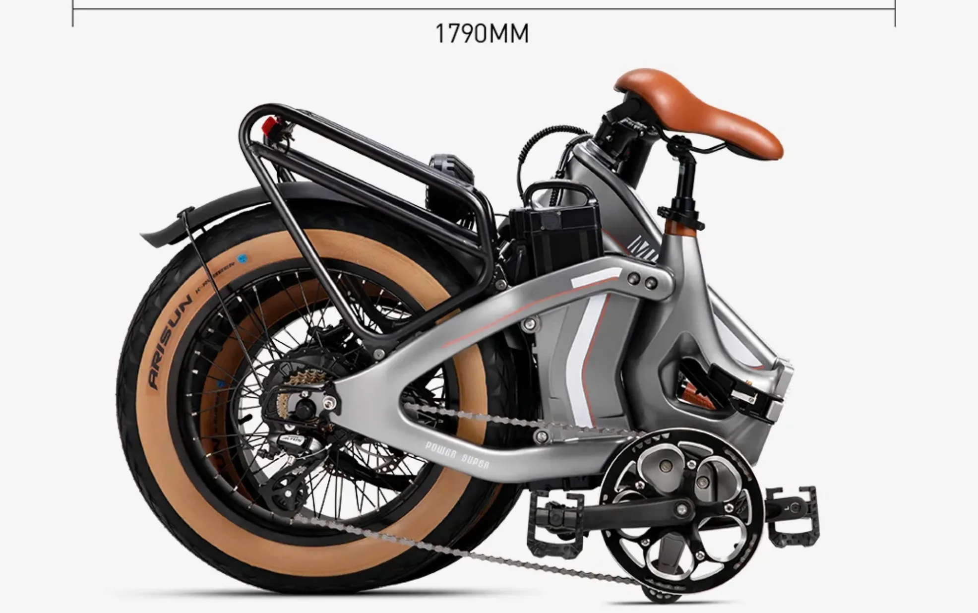 Mihogo One 20" Folding Dual Battery Fat Tire Electric Bike